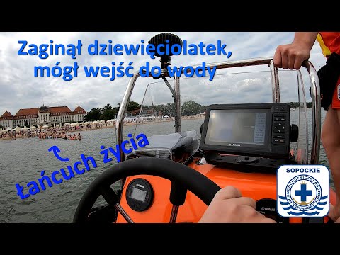 AKCJA RATUNKOWA: [Wypłynięcie alarmowe, łańcuch życia] Zaginął dziewięciolatek, mógł wejść do wody