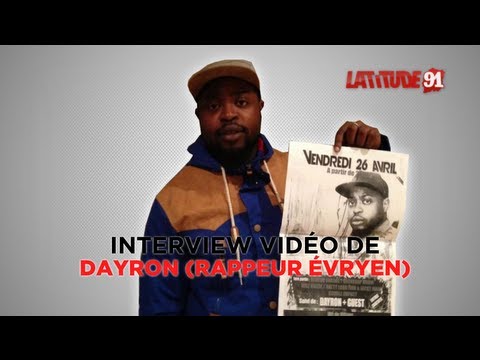 ITW VIDEO de Dayron Clash (rappeur évryen)