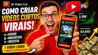 Como Criar Vídeos Curtos Virais com IA (Poste em Shorts, Reels, TikTok e Kwai)