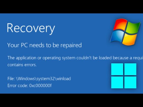 Windows Startup Failure Screens!