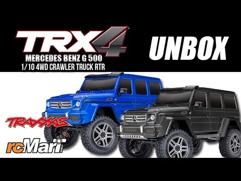 Traxxas TRX-4 Mercedes-Benz G-500 Body 1/10 4WD Crawler Truck RTR Unbox!