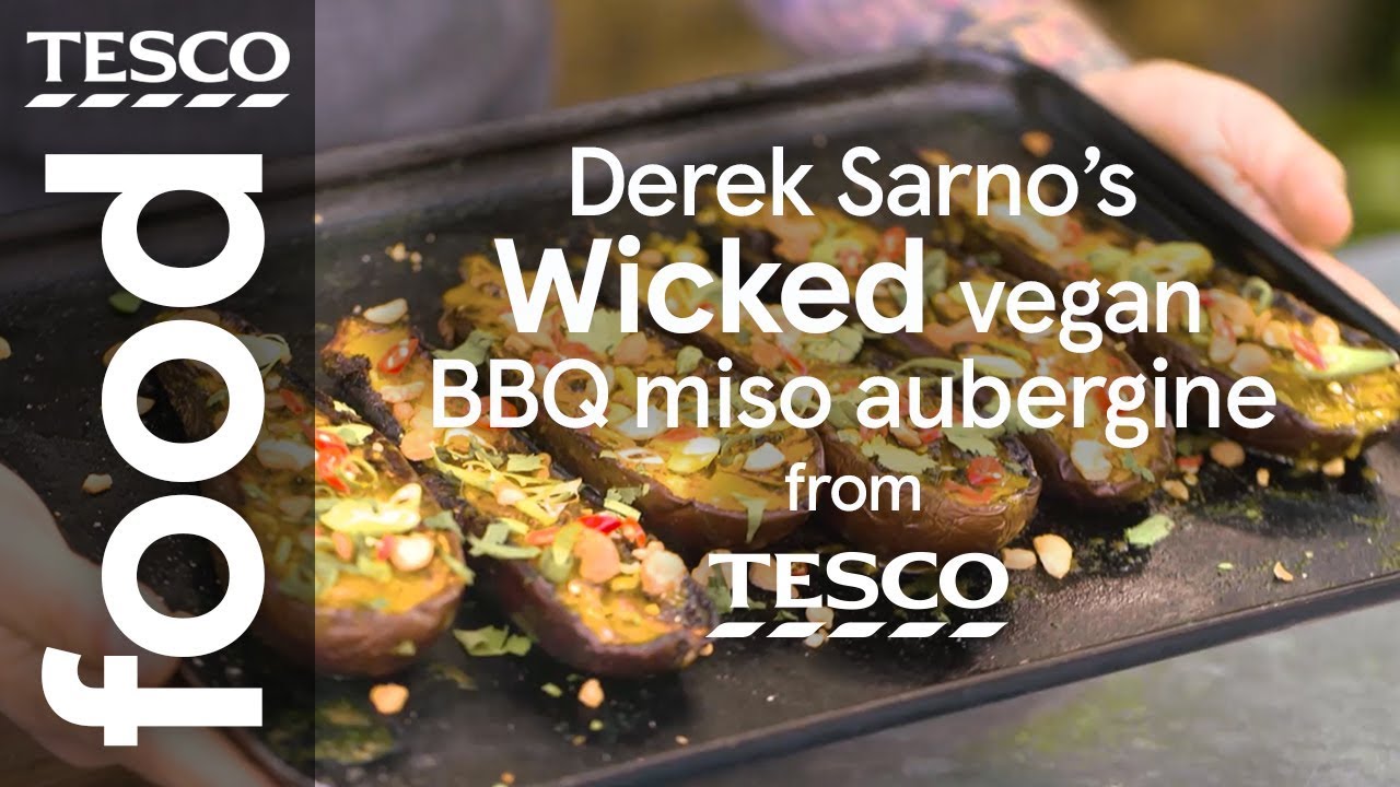 Wicked vegan BBQ miso aubergine