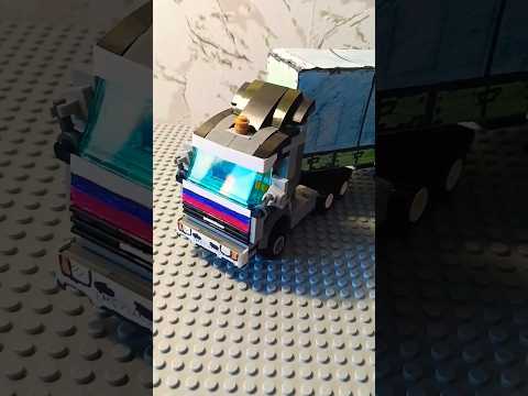 ЛЕГО ЛЕГЕНДА НА ЭКРАНЕ. КАМАЗ 54115. #дальнобойщики #камаз #фан #лего #сериал #shorts #like