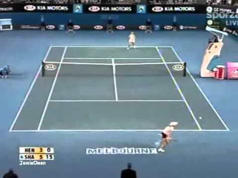 Maria Sharapova vs Justine Henin 2008 AO Highlights