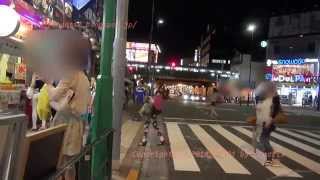 preview picture of video 'Japan Trip 2014 Tokyo Night time Cycling on the Ōkubo-dōri, Ōkubo & Shin-Ōkubo Station passed.'