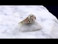 video - Floral Whimsy Engagement Ring