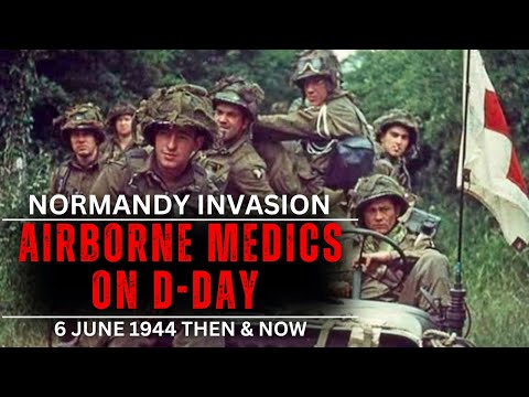 Airborne Medics on D-Day - 101st Aid Station Then and Now