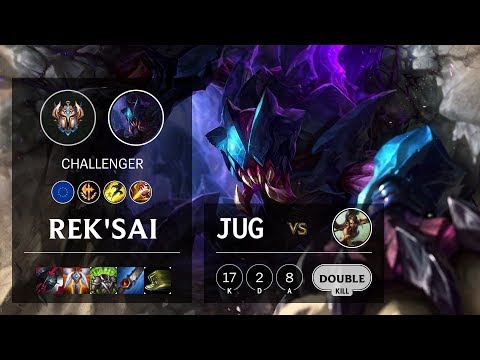 Rek'Sai Jungle vs Nidalee - EUW Challenger Patch 10.4