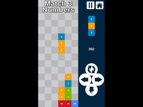 Columns 2048 - Drop n Merge Numbers - Merge Puzzle Video