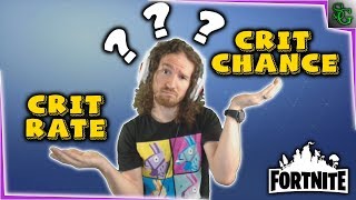 fortnite crit chance vs crit rate how it works - fortnite critical damage vs critical rating