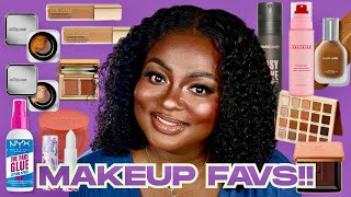 Shop My Stash Soft Glam Makeup Tutorial Dark Skin Full Face Makeup Favorites