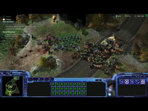 StarCraft 2 Co-op Campaign: Wings of Liberty Mission 5 - The Evacuation