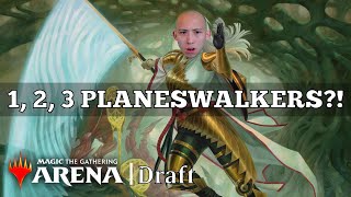 1, 2, 3 PLANESWALKERS?! | Phyrexia: All Will Be One Draft | MTG Arena
