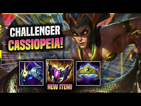 CHALLENGER PICKS CASSIOPEIA WITH NEW ITEM! - Challenger Plays Cassiopeia ADC vs Miss Fortune! |