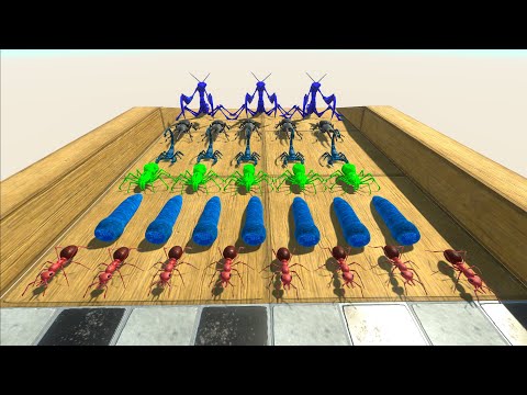 COLORED GIANT INVERTEBRATES CHAMPIONSHIP - Animal Revolt Battle Simulator