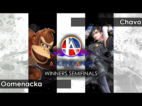 Smash 4: Oomenacka (Donkey Kong) V FP | Chavo (Bayonetta) - Ascendance 37 Tournament SSB4