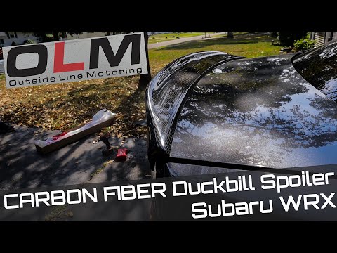 OLM CARBON FIBER Duckbill - Subaru WRX 15+