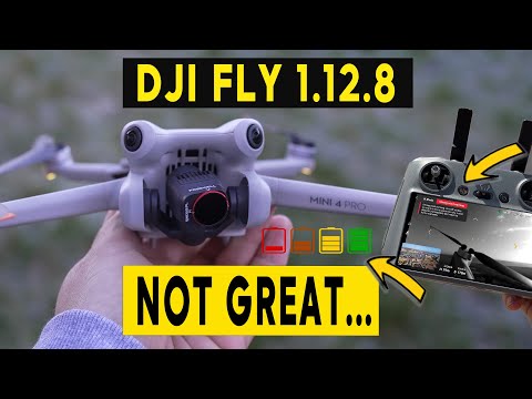 Mini 4 Pro - DJI FLY 1.12.8 DO WE HAVE A NEW PROBLEM?