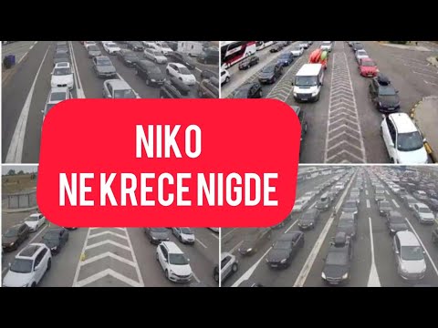 Niko ne krece nigde! OVO JE KATASTROFA! Potpuna BLOKADA! Treba vam cak 4 sata da biste se pomerili!