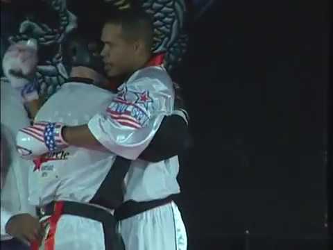 Ross Levine vs Raymond Daniels 2009 Diamond Nationals Karate Tournament