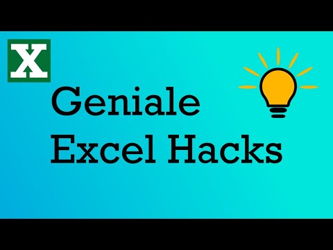 10 geniale Excel Hacks (Tipps und Tricks)
