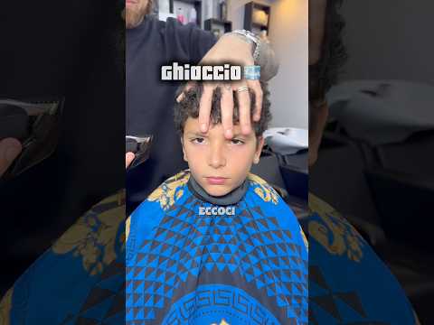Effetto ghiaccio per il nostro amichettoUn bacioneee💋#barber #hair #capelli #viral #barbiere