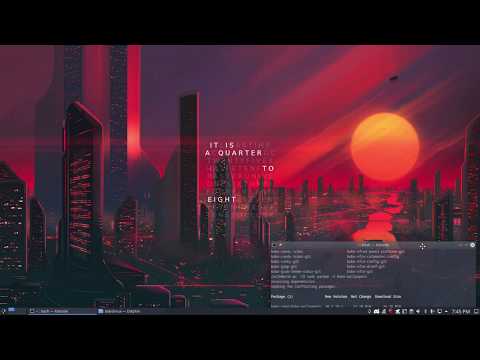 ArcoLinux : 1358 How to get the packages in from Bradheff or Bobo Repository - example wallpapers