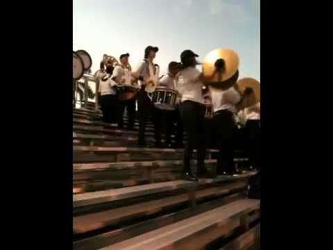 Cuda band drumline in the stands
