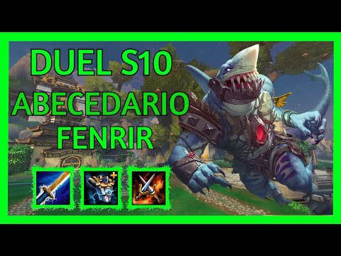 SMITE  DUEL ABECEDARIO S10 - FENRIR - ESTO LO TIENEN QUE NERFEAR...