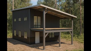 Build Your Dream Cabin: Exclusive 33x24 Single-Slope Kit [DIY Guide]