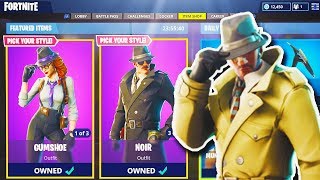 NEW Fortnite DETECTIVE SKINS GAMEPLAY! (Fortnite Battle Royale)