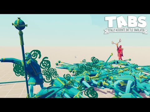 Witch Doctor VS All Units - Totally Accurate Battle Simulator (TABS Compilation)