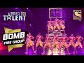 Bomb Fire Crew S Stunning Act On Chikni Chameli India S Got Talent Season 9 Bomb Fire Group