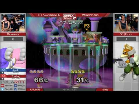 CFL Smackdown 86 - Colbol (Fox) vs Drunksloth (ICs) - SSBM Winners Semis