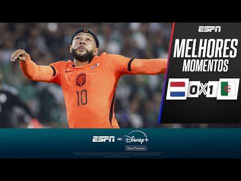 Gols e lances de Holanda x Argélia