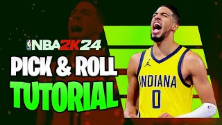 NBA 2K24 Pick And Roll Tutorial! What YOU NEED TO KNOW For Beginners To Score And Defend