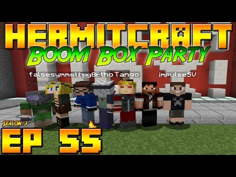 Minecraft Hermitcraft Vanilla - S3E55 - Boom Box Party