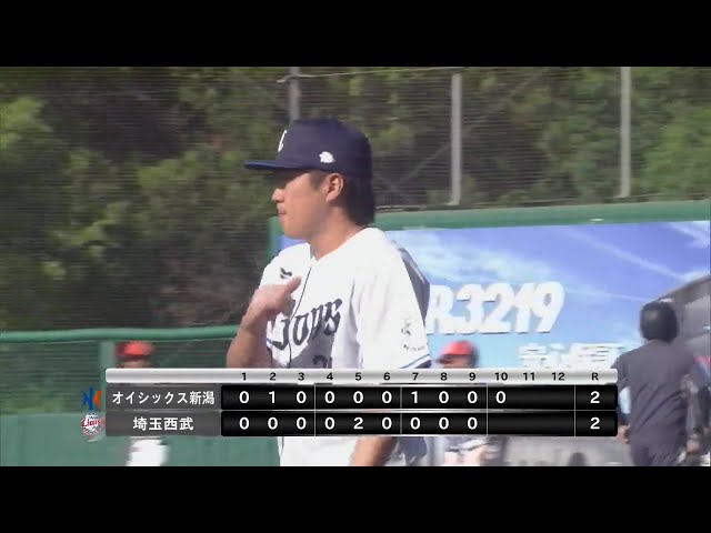 【ファーム】ライオンズルーキー・糸川亮太が3者凡退に抑える投球!! 2024年5月4日 埼玉西武ライオンズ 対 オイシックス新潟アルビレックスBC