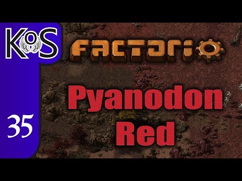 Factorio Pyanodon Red Ep 35: BLISSFUL MUNDANITY - 0.16 - Gameplay, Let's Play