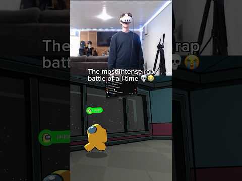 Intense Rap Battle in Among Us VR