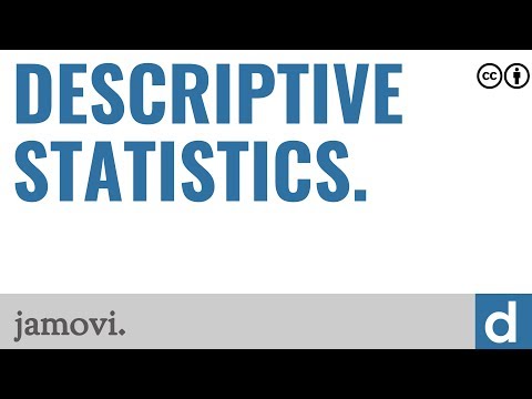 Descriptive statistics — jamovi