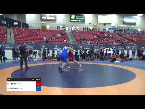 130 Lbs Rr Rnd 1 - Chris Foster, Mat Creatures Wrestling Club Vs Jorge Guerrero, Las Vegas Wrestli