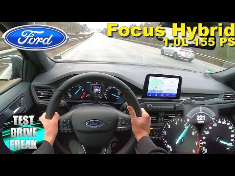 2021 Ford Focus 1.0 EcoBoost Hybrid 155 PS TOP SPEED AUTOBAHN DRIVE POV