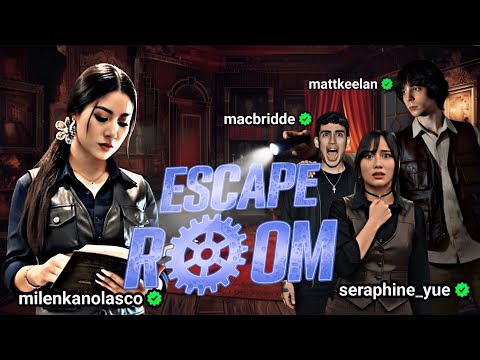 Milenka Nolasco, Macbridde, Seraphine-yue y Mattkeelan Visitando un ESCAPE ROOM Por Primera Vez