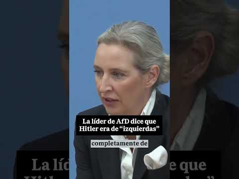🇩🇪 La líder del partido ULTRADERECHISTA AfD afirma que HITLER era de «IZQUIERDAS» 🇩🇪⚠️