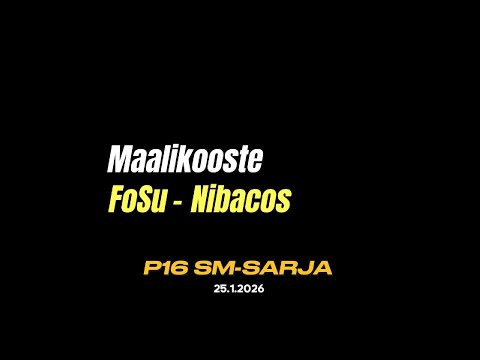 Maalikooste: FoSu - Nibacos (P16 SM-SARJA)