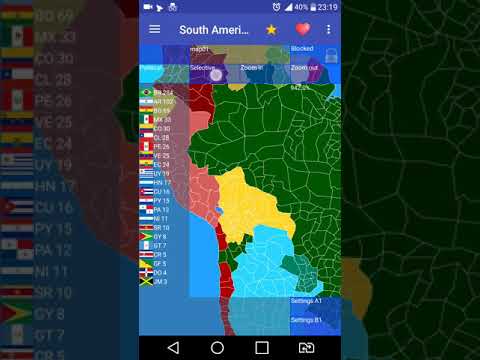 South America Map Video