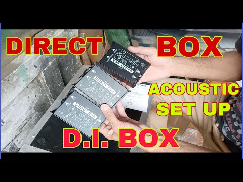 DI BOX FOR ACOUSTIC BAND SET UP  \  HOW TO CONNECT DI BOX FOR BAND SET UP  \  PINOY VLOG