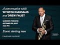 A conversation with Wynton Marsalis and Drew Faust