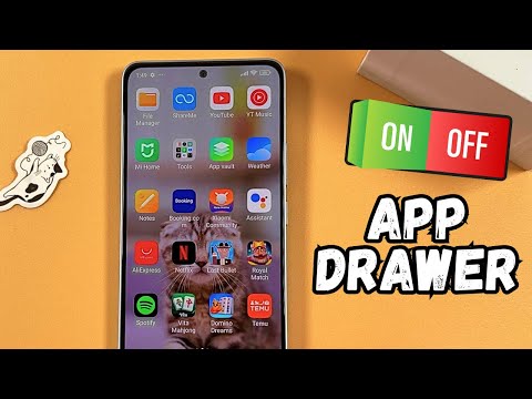 How to Turn On/Off App Drawer on Xiaomi Redmi Note 13
